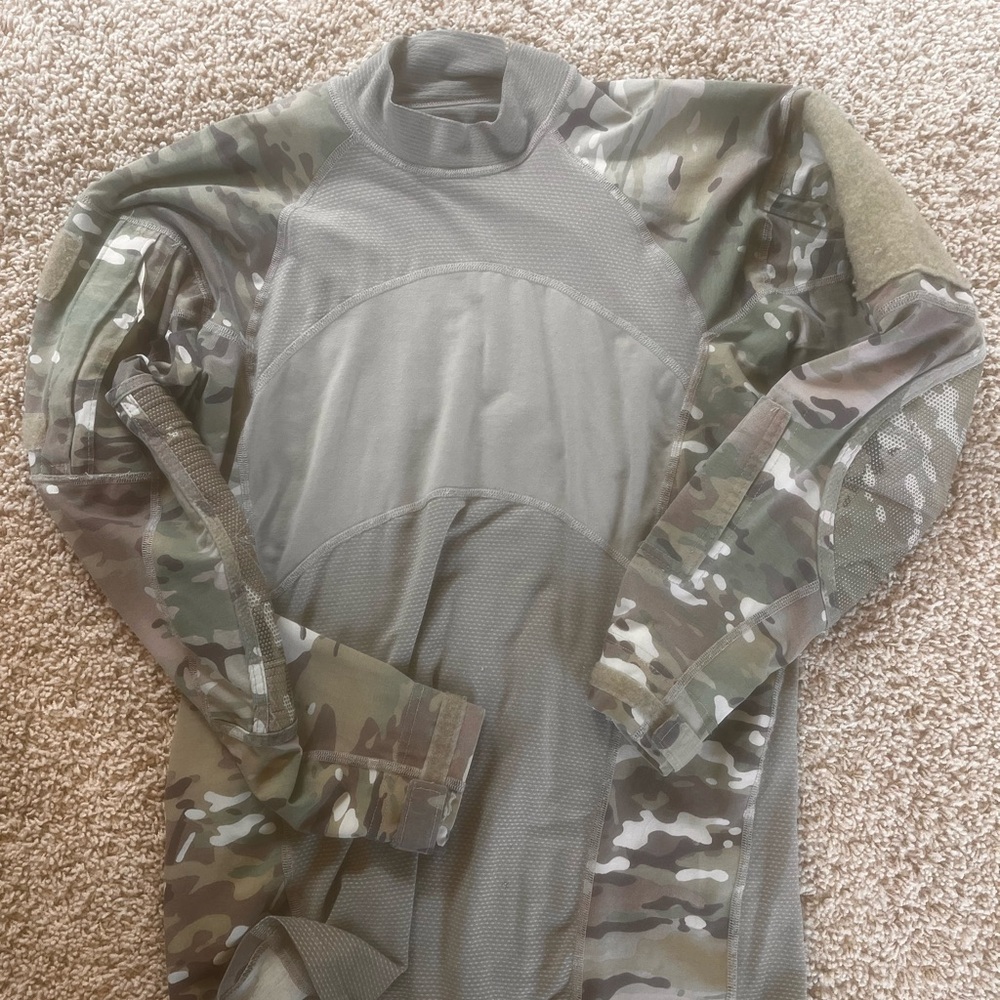 U.S. Army Gray and Camouflage Long Sleeve Shirt